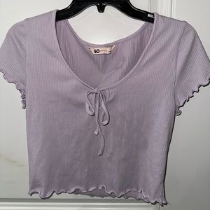 I am selling a lavender shirt